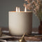 Cream Concrete 4 Wick Candle